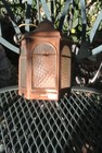 Vtg Tudor Copper Arts And Crafts Mission Porch Light Fixture Ceiling