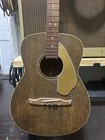 Newporter Acoustic Guitar Vintage 60 s Fender Usa Craftsmanship Damaged