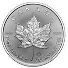 2026 1 Oz Canadian Silver Maple Leaf Coin Bu - Tube Of 25