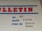 Briggs   Stratton Service Bulletin No 367  10 May 1960 - Free Shipping