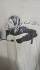 Vintage Kurt Cobain Left Handed Guitar Nirvana T-shirt White