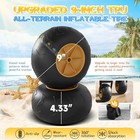 Black Double-decker Beach Wagon With Big Wheels For Sand - Double-decker