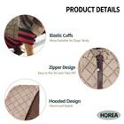 Dog Hoodie Luxury Winter Small Dog Jacket Clothes Classic Designer Warm Pet C   