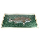 Redfish Gyotaku Print By Mary Grizzard     Signed Framed Art 13x30   