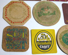 Vintage 1960s 1970s Beer Soda Coasters Lot Of 14 Mixed Collection