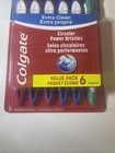 6 Count colgate Extra Clean Toothbrush  Soft Toothbrush For Adults please Read