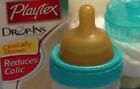 New Playtex Original Drop-ins Nurser Slow Latex Nipple Free Ship Vintage L  k    