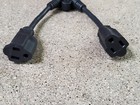2 Pack - Power Cord Splitter 2 Nema 5-15r To 1 Nema 5-15p Y Power Cord