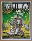 System Of A Down Chicago Poster Metallic Pearl Ae By Emek Signed   d Emboss