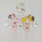 Mid Century Vintage 1960s Wilton Easter Plastic Cake Topper Set Of 11 Hong Kong