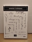 Stampin  Up Spring Corners Photopolymer Set W  Coordinating Dies