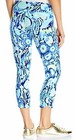 New- Lilly Pulitzer Upf 50  Luxletic Weekender Cropped Leggings Indigo Sunset Xs