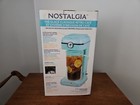 Nostalgia Caf    Retro 3-quart Iced Coffee And Tea Brewing System Aqua New