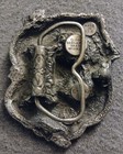 1984 Bergamot Brass Works Dragon Celtic Belt Buckle Vintage Rare L-149 Usa