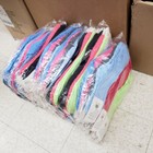 240 Pairs Wholesale Lot Womens Colorful Soft Fuzzy Crew Slipper Socks With Grip