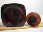 Whitall Tatum Apothecary Pharmacy Recessed Amber W t  co  Ground Stopper Bottle
