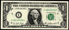 1977  1 One Dollar Federal Reserve Note Minneapolis District Crisp Uncirculated