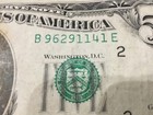 1974 Federal Reserve Note  5 Dollar Bill  Third Print Shift Error  Misalignment