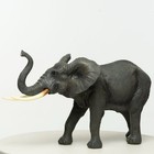 Emulation Loxodonta Africana Elephant Figurine Animal Sculpture Model In Stock