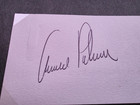 Arnold Palmer Signed 2    X 3 5    Card  signature Not Authenticated 