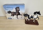 Custom Breyer Traditional Model Horse  Huckleberry Bey To Black Pinto Resin Ver 