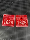 1967 City Of Boston Licensed Hackney Carriage License Plate 1626 Vintage Antique
