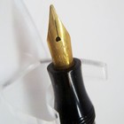 Schaeffer Etched Ebonite Flat Top Warranted 14ct Nib Fountain Pen