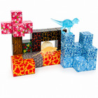 Dinosaur World Building Cubes Set     210 Pieces   Stem Construction Toy For Kids
