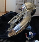 Yamaha Yep-321 Series 4-valve Euphonium Silver - Excellent Condition W  Case
