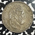 1838-b France 5 Francs Lot jm8819 Large Silver Coin  Nice 