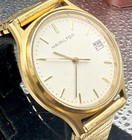 Vintage Mens Hamilton 9812 Quartz Dress Watch - New Battery - Nos Speidel Band 