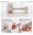 3d Silicone Facial Cleansing Brush Double Sided Face Scrubber Exfoliating Massag