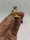 Chinese Bronze Copper Ancient Ladies Statue Hand Carved Beauty Girl Figurine