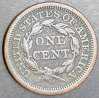 1853 Braided Hair Large Cent Nice Original Coin Tough Old Collectible L206