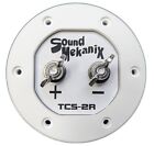 Round Subwoofer Speaker Box Terminal Cup  Single Input - Tcs-2r White