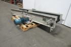 Adjustable Incline Slide Slider Bed Belt Conveyor 16 x 102  Oal  230 460v 3ph