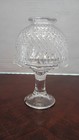 Vintage Party Lite Glass Pedestal Fairy Lamp Candle Holder