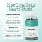 Body Magic Chlorophyll Pills Designed For Body Odor Control  Detox Skin Support