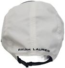 Polo Ralph Lauren White  black Polo Sport Nylon 5 Panel Hat Nwt