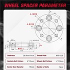 2pcs 1  4x110 Atv Wheel Spacers 10x1 25 For Honda Rancher 350 400 420 Recon 250