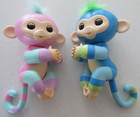 2 Wowwee Fingerlings W  Manuals  Baby Monkey Ashley   Baby Monkey Billie  Lk Nu 