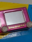 Jelly Color  Pink Etch A Sketch Game Pen - Rare Sealed