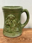Set Of 2 Mccoy Bucaneer Stoneware Pottery Tankard Beer Stein Mug Vintage