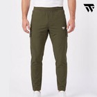 Men s Athletic Cargo Pants Gym Training Quick Dry Breathable Stretch Side Pocket