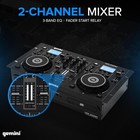 Gemini Sound Cdm-4000bt  All-in-one Dj Cd Player   Mixer Combo With Bluetooth