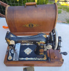 Vintage Singer Sewing Machine  Hand Crank