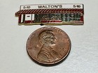 Walmart Wal-mart Employee Associate Pin Vintage Walton s 5-10 Five Dime Store