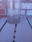 Vintage 60 Oz  Jumbo Beverages Embossed Glass Elephant Bottle - Rare  