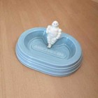 Michelin Man Bibendum Tire Ashtray Pottery Accessory Case Interior No Box Used