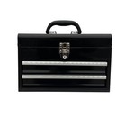 Portable Metal Tool Chest With 2 Drawers  14  2-drawer Tool Chest Cabinet Wit   